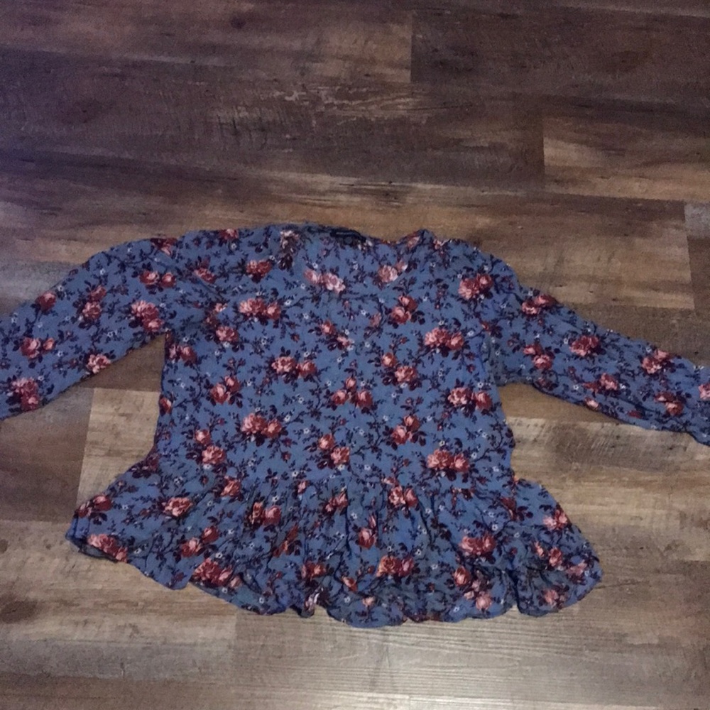 Flower top long sleeve